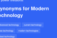 Synonyms for technology